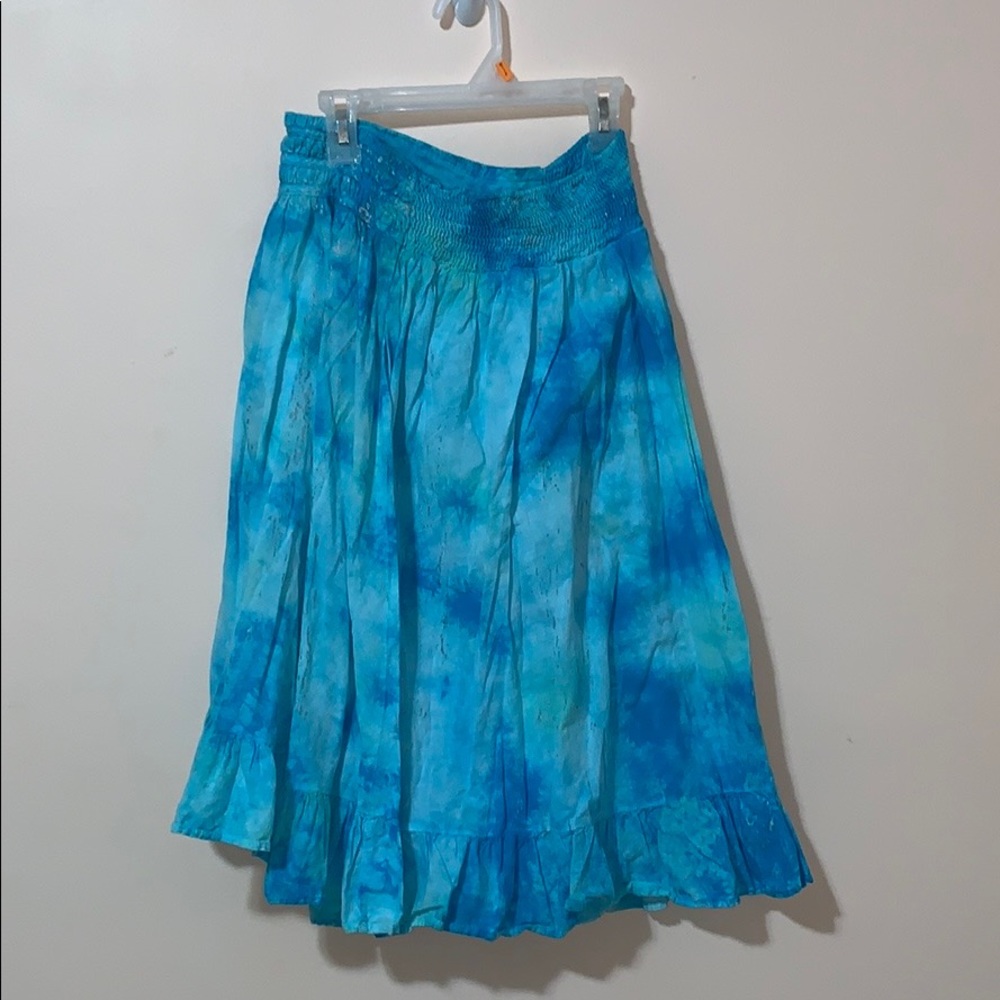 Justice Girl’s Blue Flowy Skirt Size 14